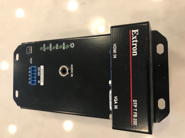 Extron, DTP T FB 232, Two Input DTP Transmitter with Audio Embedding for Floor B