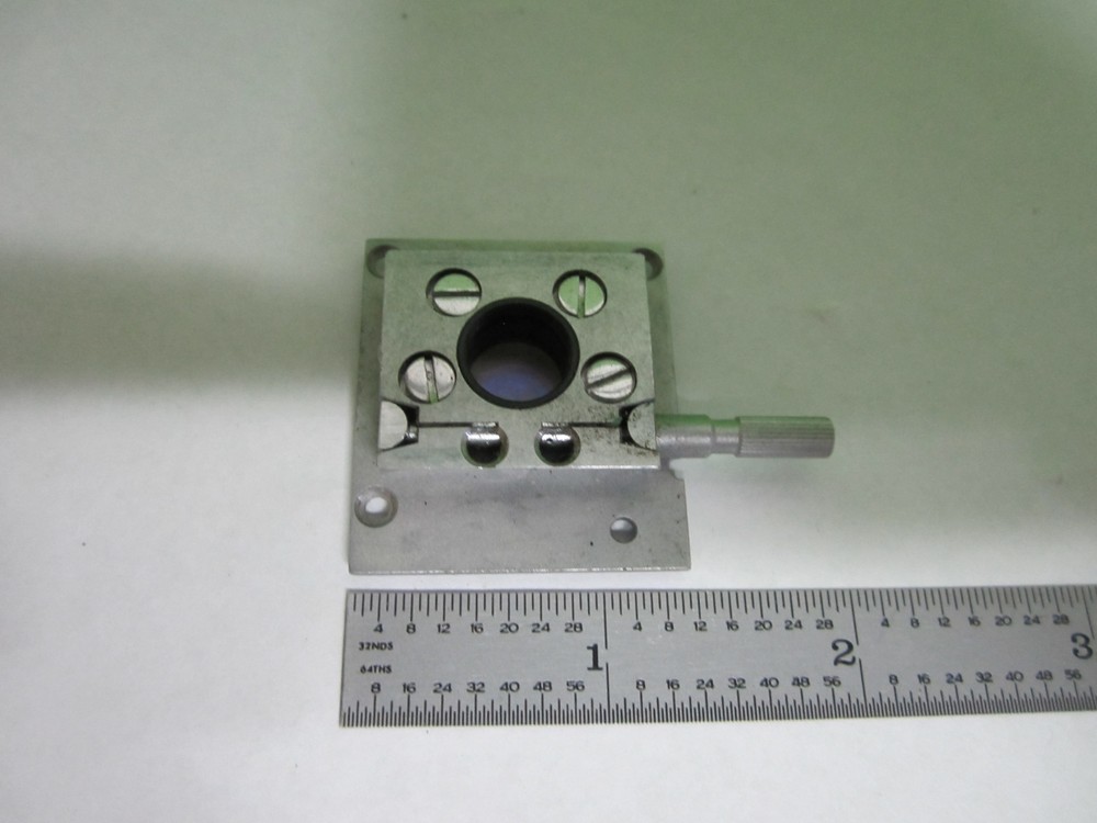 MICROSCOPE PART REICHERT AUSTRIA QUARTER WAVE SLIDE OPTICS AS IS BIN#S2-B-27