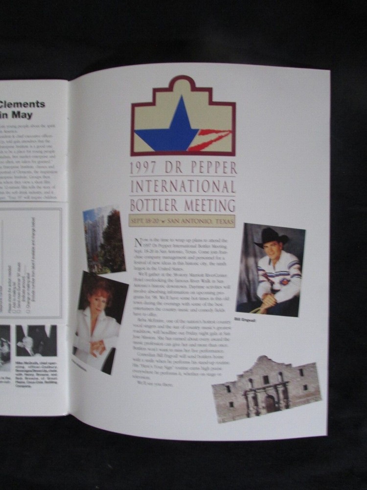 DR PEPPER CLOCK DIAL SUMMER 1997 MAGAZINE