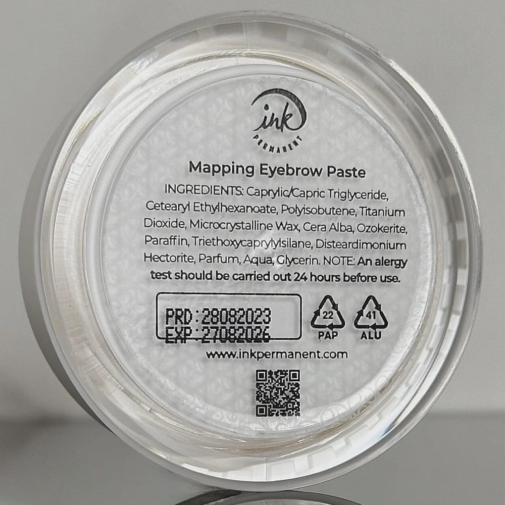 Eyebrow White Mapping Brow Paste [Large 15g Bottle] EyeBrow Mapping Paste PMU
