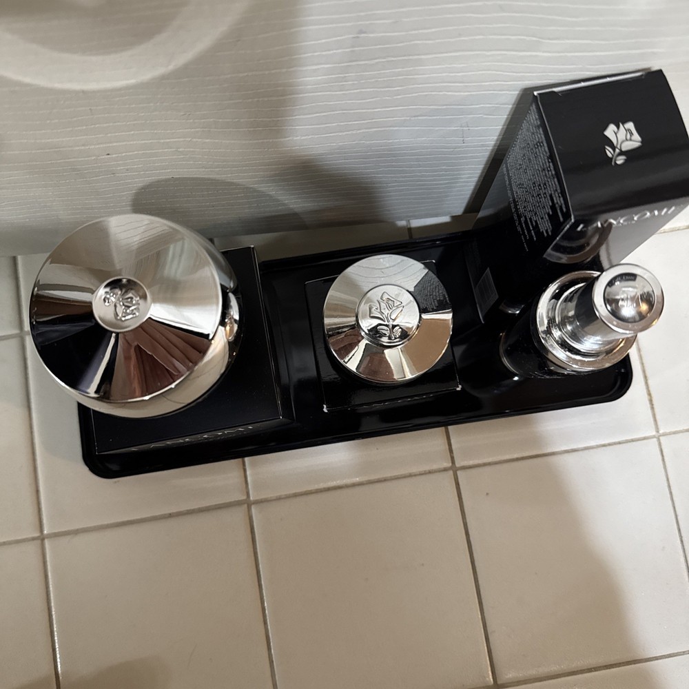 Lancome Genefique 3pc Empty Jars With Boxes. PLEASE READ!!