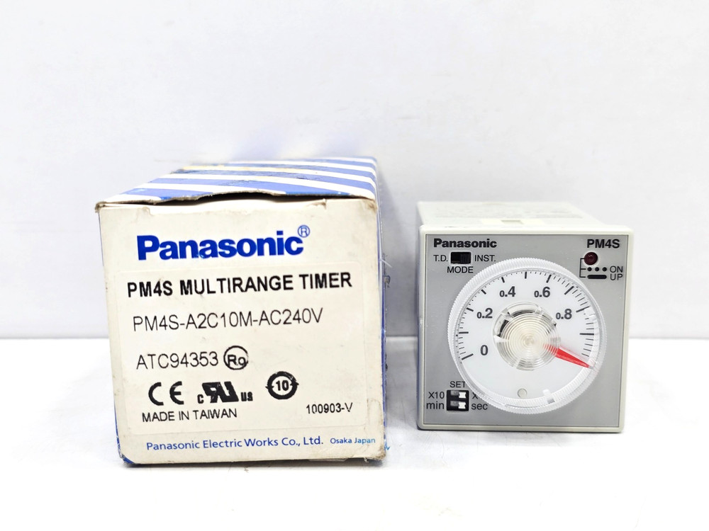 PM4S PANASONIC MULTI RANGE TIMER ATC94353 ( PM4S-A2C10M-AC240V )