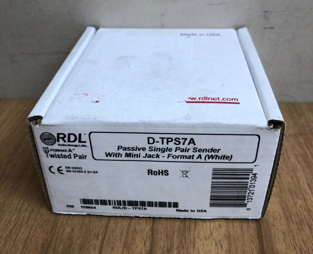 RDL D-TPS7A Passive Single-Pair Sender