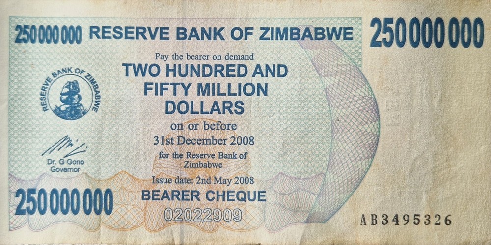 zimbabwe banknotes