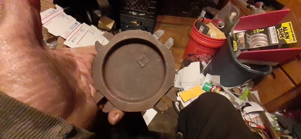 Rockwell Sensus 5/8" Water Meter Bottom, Back, Steampunk, Paperweight, Usable!!