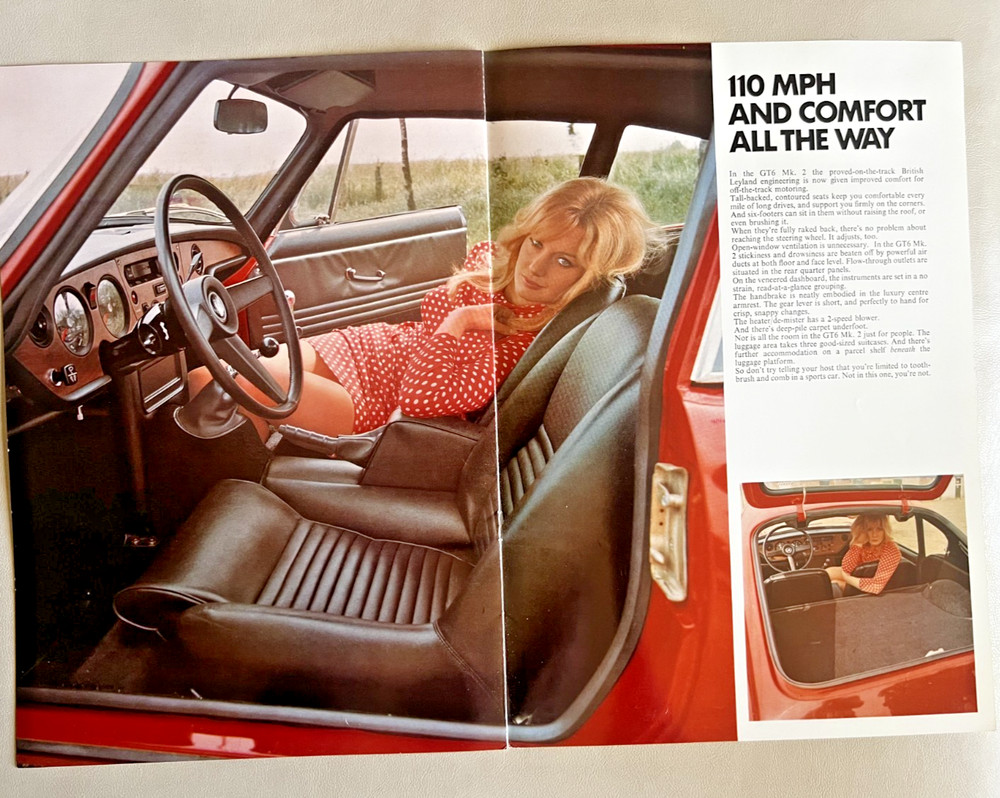 Triumph GT6 Mk 2 1968 Brochure
