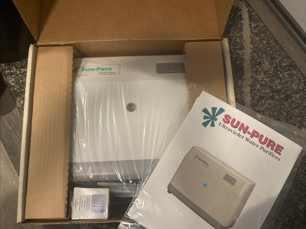Sun-pure Ultraviolet Water Purifier Model SP-10 NIB Ultra-Sun with Faucet