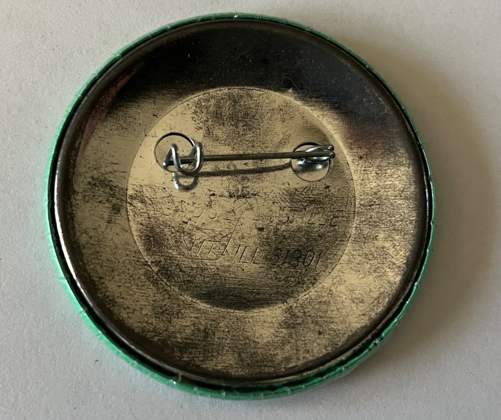Earth Day 1990 button Ecology Environment cause protest pin back