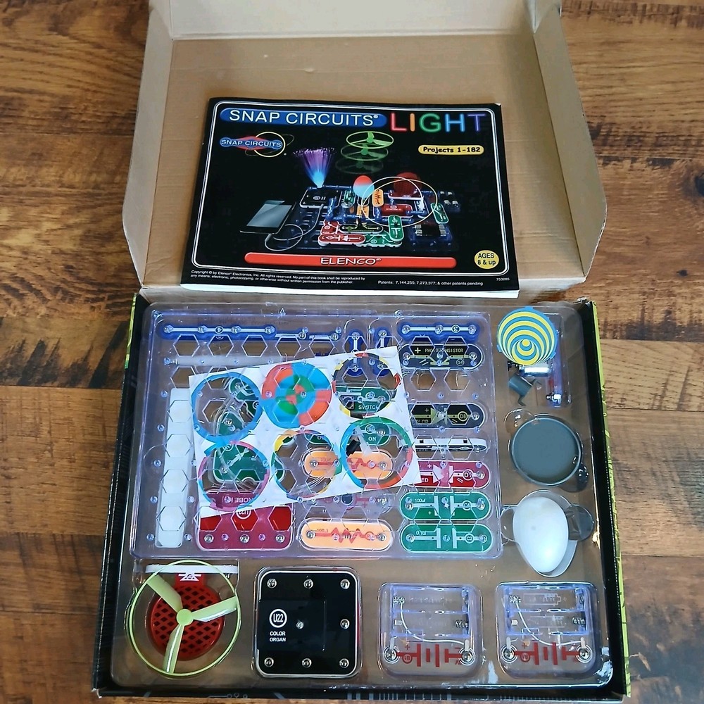 Snap Circuits LIGHT Evolution In Lights Electron- Elenco SCL-175 READ Incomplete