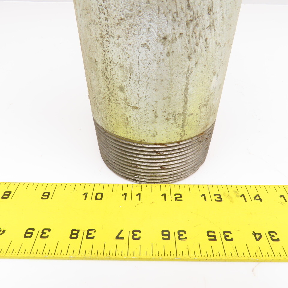 3" NPT Galvanized Pipe Nipple 18" OAL