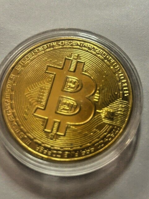 Bitcoin (gold Platted) Coin