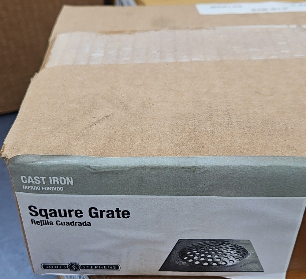 Cast Iron Square Grate ( 8 " ) * BRAND (JONES STEPHENS)  **** $19.99