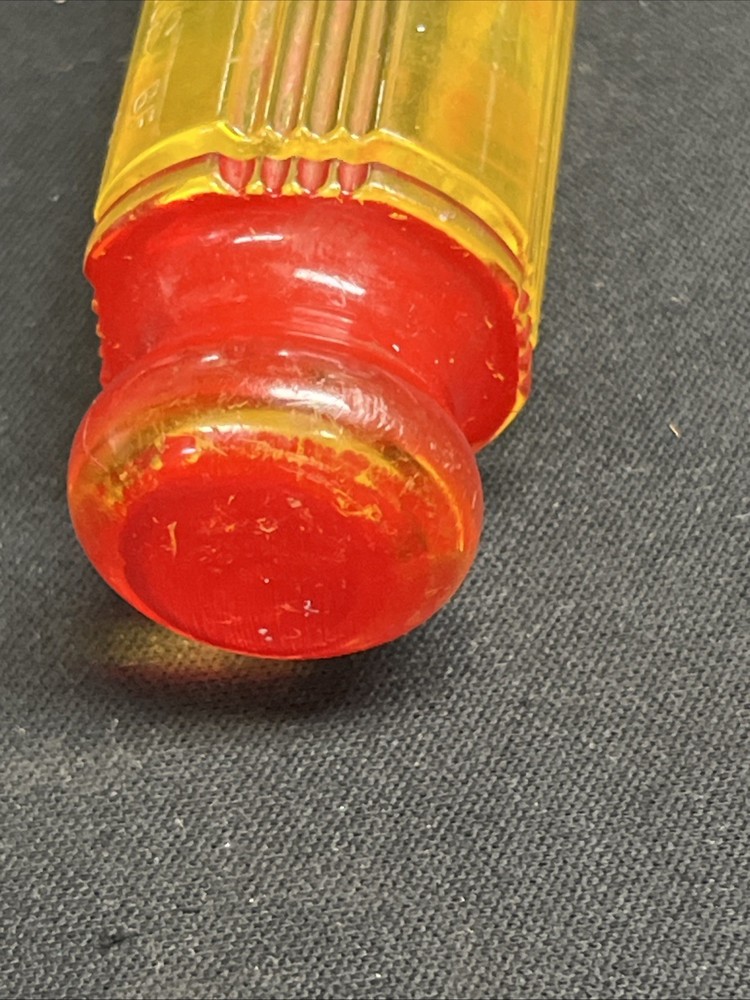 Sears 41491 Flathead Screwdriver, Amber & Red Handle, BF