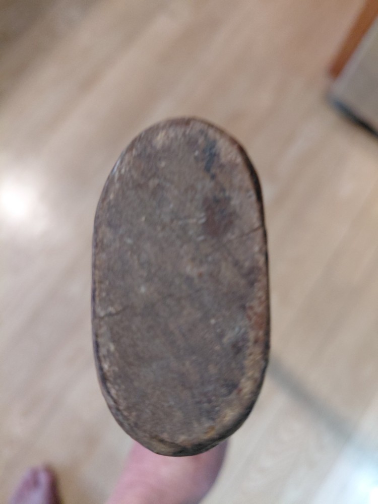 UNBRANDED - DOUBLE BIT AXE WTH ORIGINAL HANDLE- some red paint