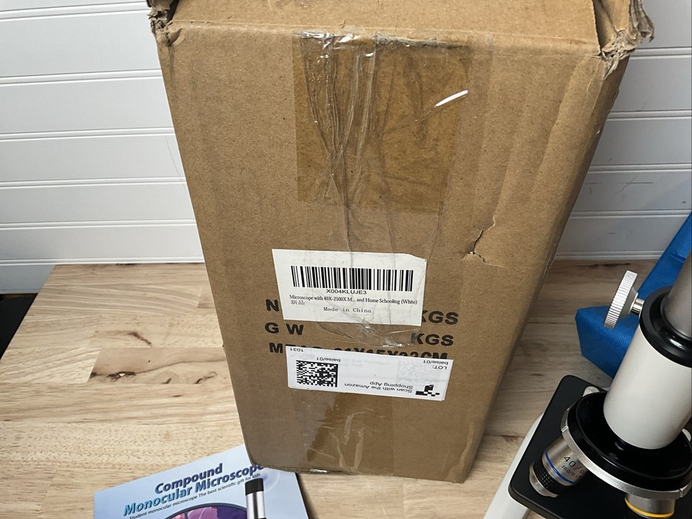 JECONE Microscope for Adults & Kids, 40X-2000X High-Power Compound Microscope