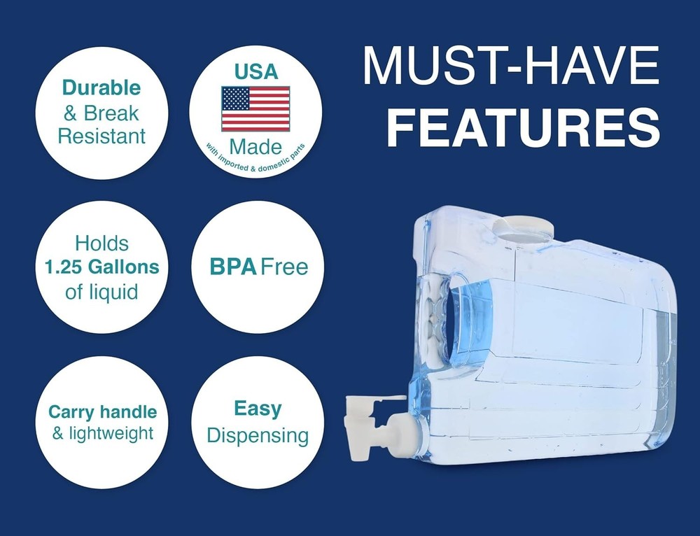 Oasis 1.25 Gallon Refrigerator Beverage Container