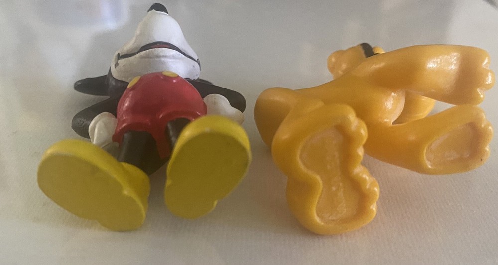 1984 Bully Pie-eyed Mickey Mouse With Additional Pluto figure