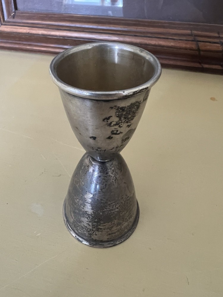 Napier Sterling Double Spirits jigger Measure
