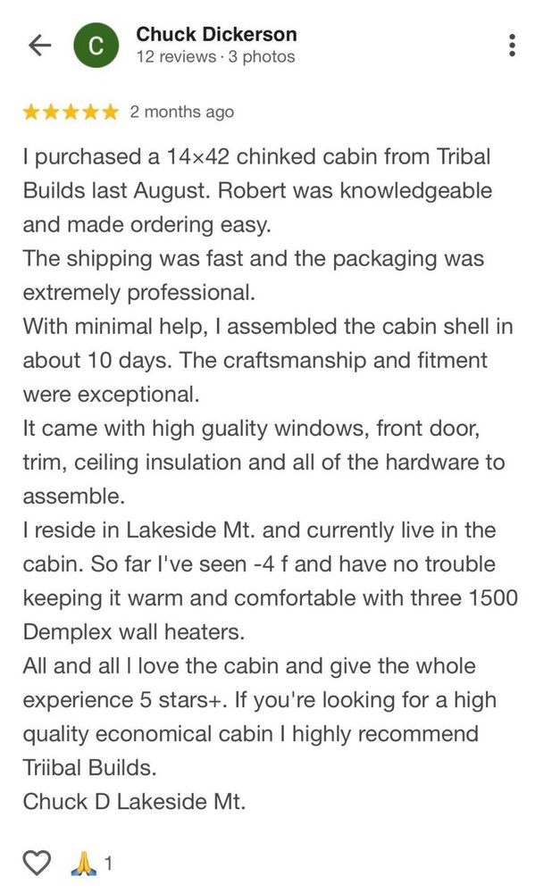 Real Log Cabin Kits!