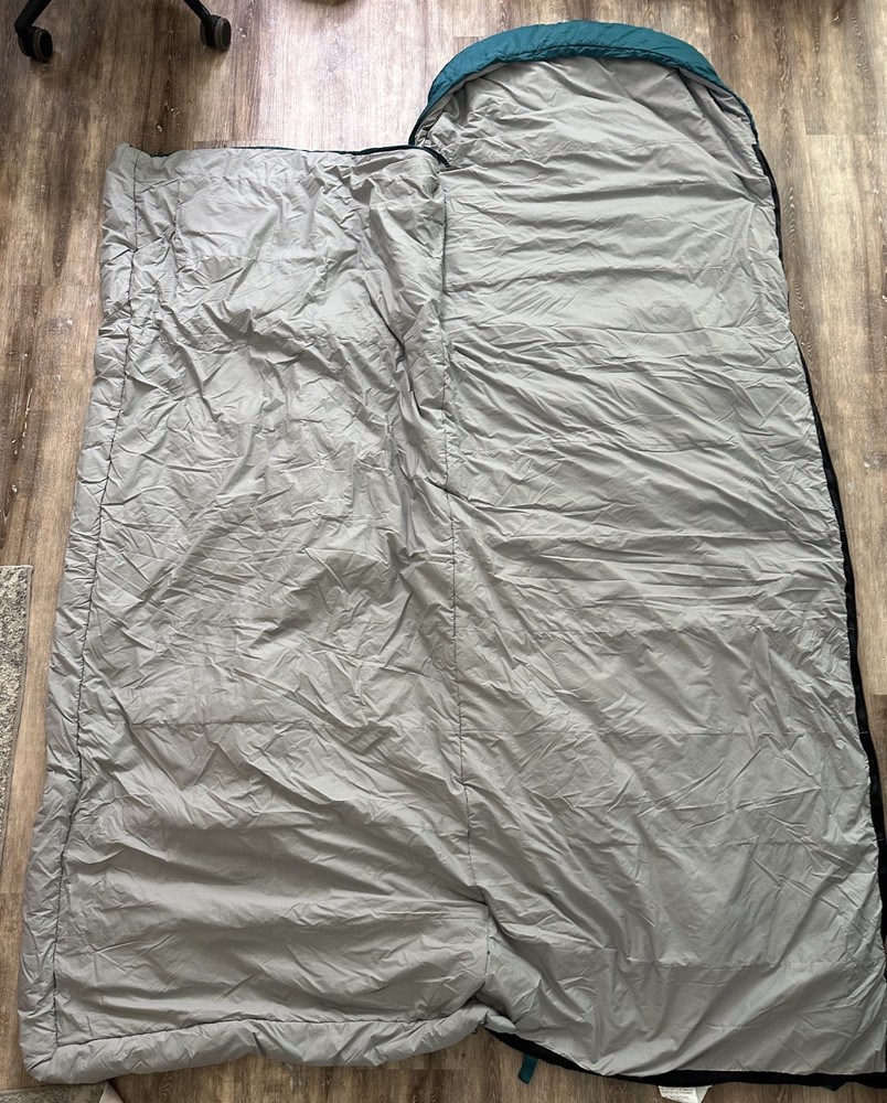 Gruezi sleeping bag Green Biopod DownWool Left Zip Wool Inside EUC