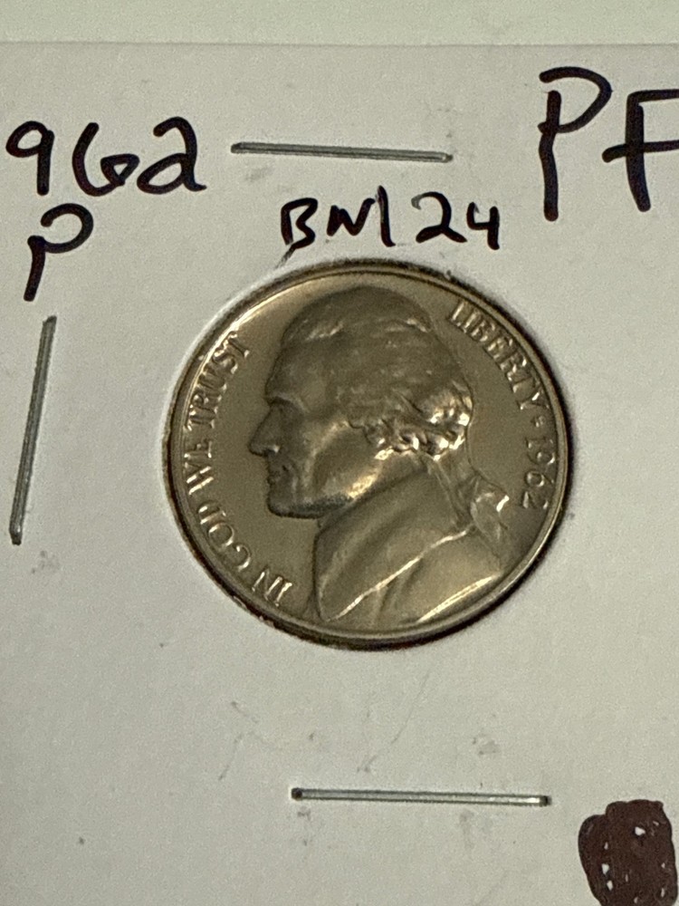 1962 Proof Jefferson Nickel
