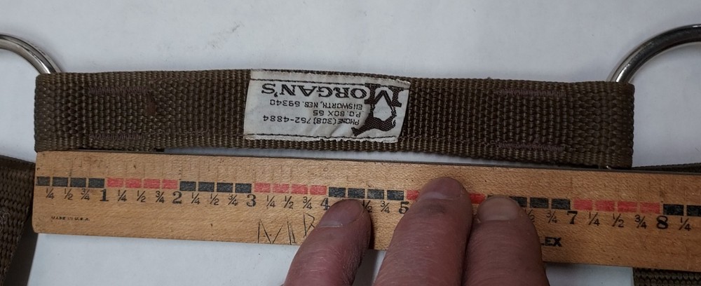 Nylon Sawbuck Saddle straps