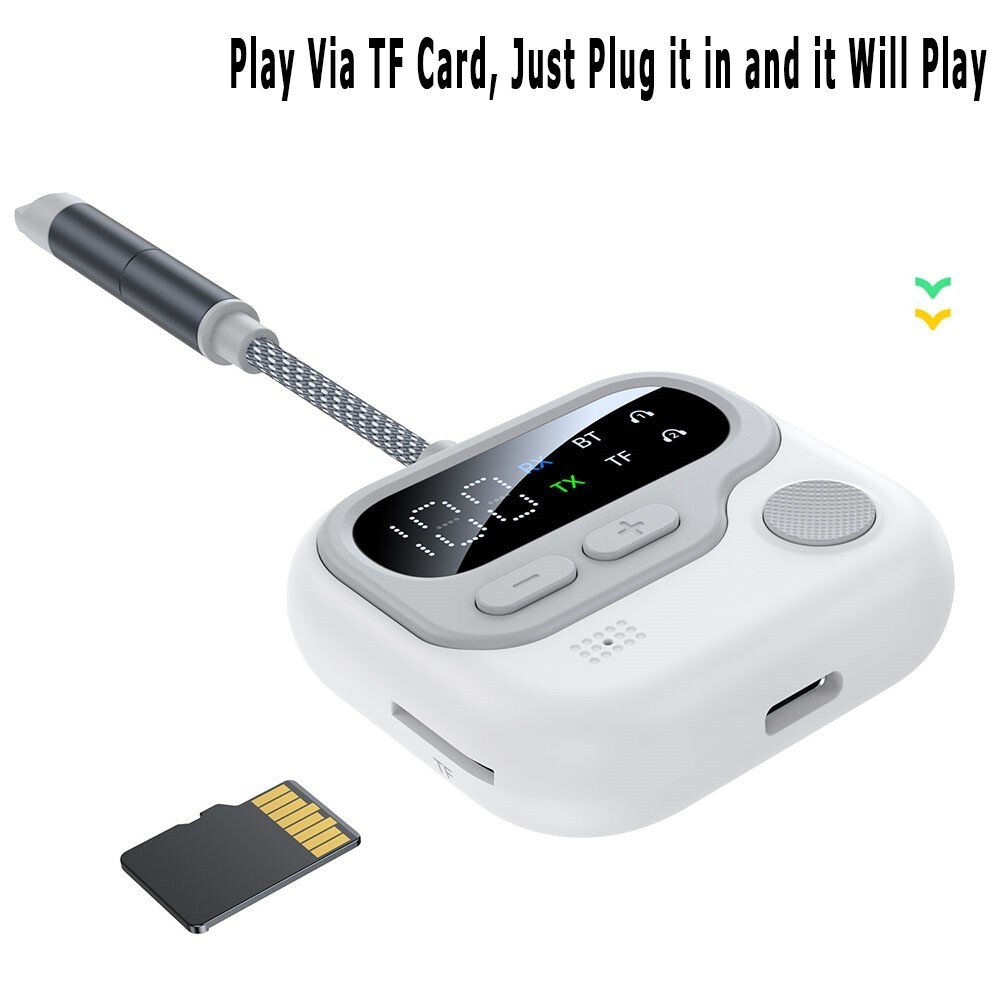 Lightweight Bluetooth 5.4 Receiver-Transmitter-Compact,Stable,Connect Audio Gear