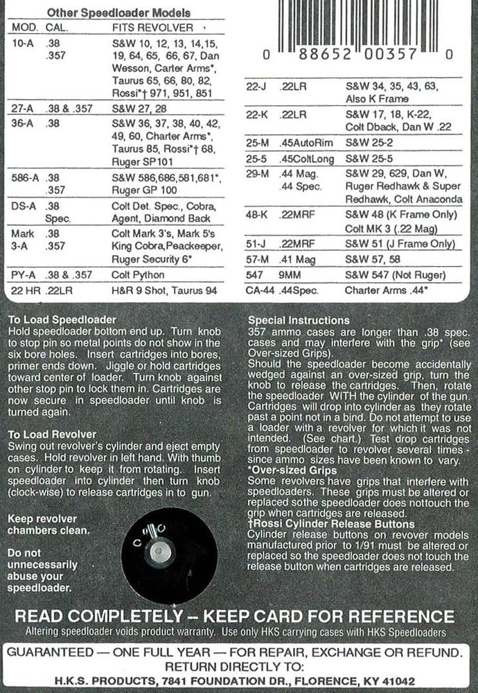 Revolver Speedloader for Colt Python