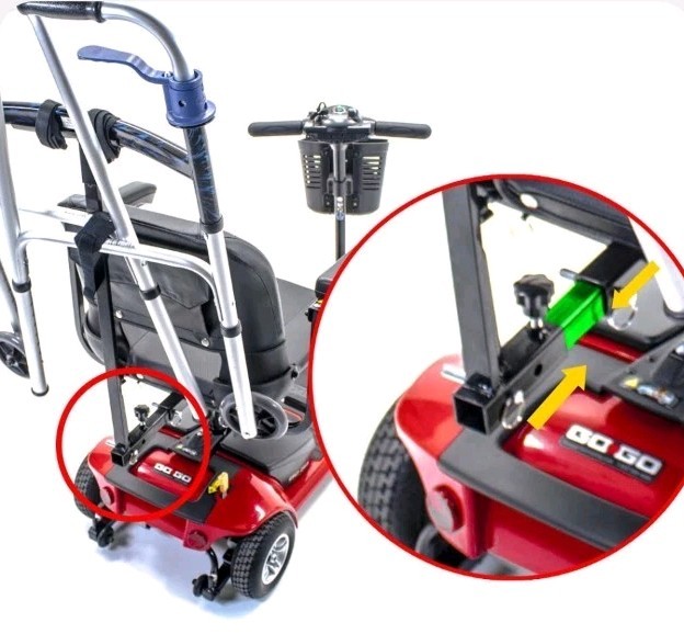 Walker Holder for Mobility Scooters