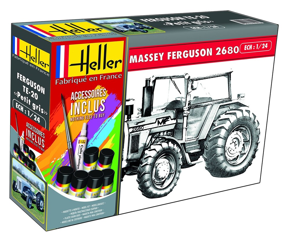 Heller HEL57402 Model Kit, Various