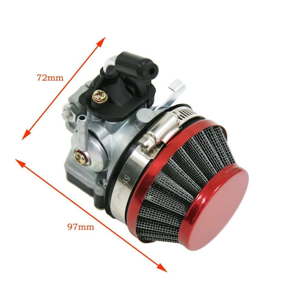 60mm Carburetor Air Filter For 2-Cycle 49cc 60cc 80cc 100cc Motorized Bicycle