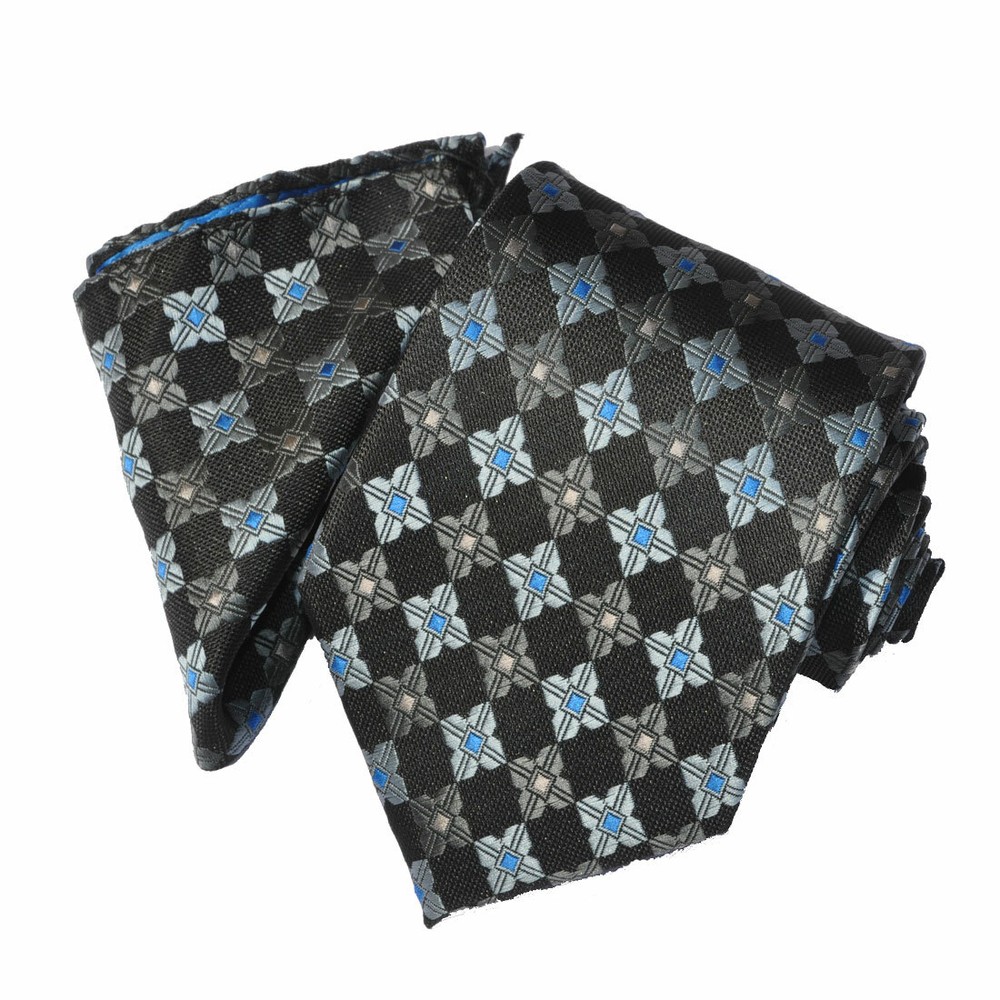 Men's Black-Red Polka Dotted Tie