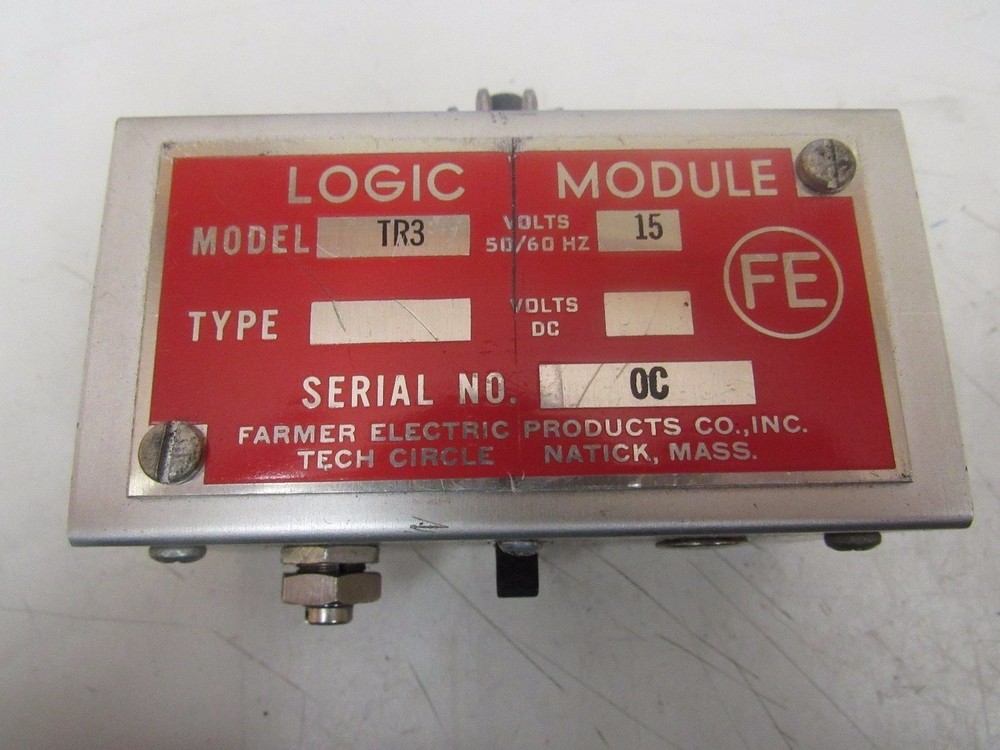 FARMER ELECTRIC LOGIC MODULE TR3 15V