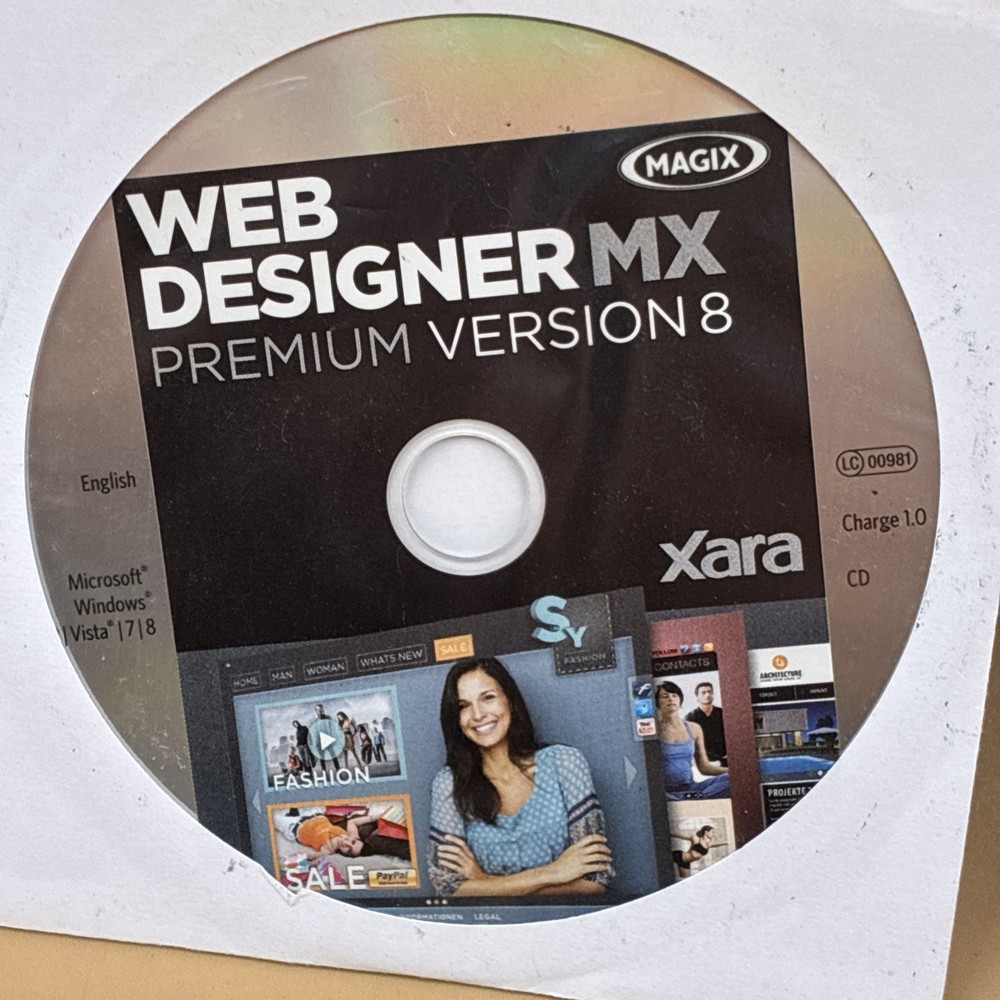 MAGIX XARA Web Designer MX Premium Version 8 & 9 Bundle