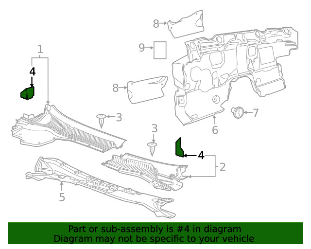 Genuine GM Side Extension 92290258