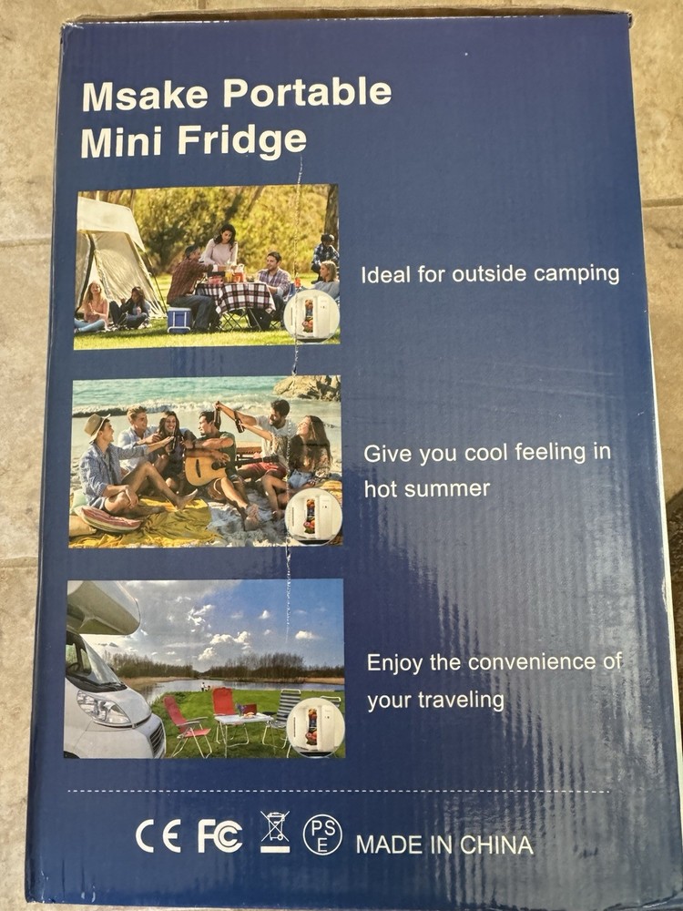 Msake Portable Mini Refrigerator