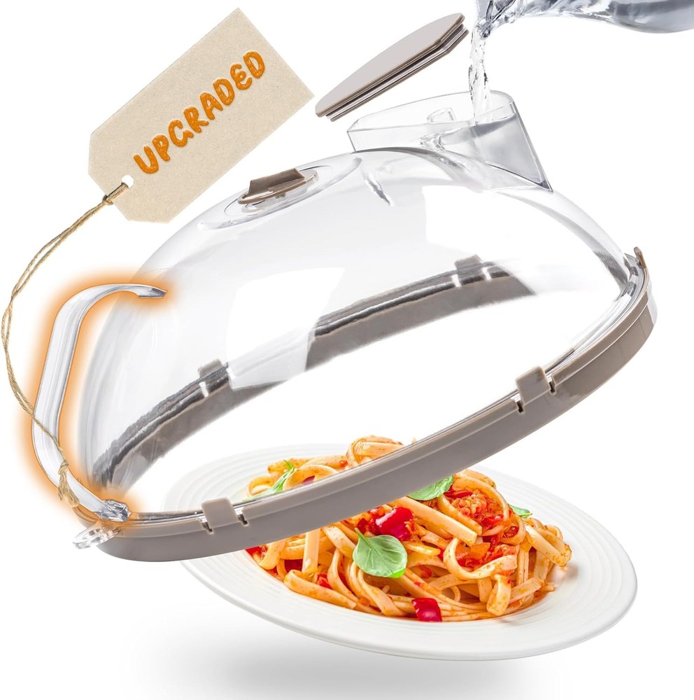 Integrated Handle, Plate Covers, Splatter Guard, Cookware Lid, House Essentials