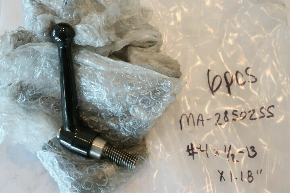 MONROE ENGINEERING MA-28502SS #4, 1/2-13 Stud SS Insert Adjustable Handle
