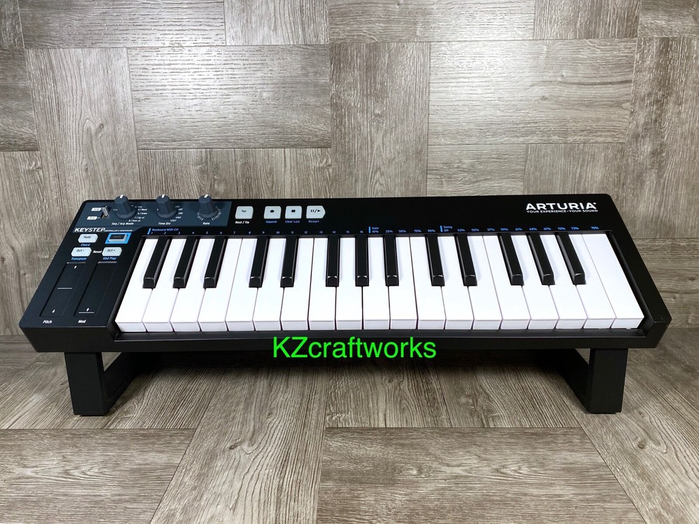 Stand for Arturia KEYSTEP 32 Controller - BLACK - Angled & Raised - US Seller