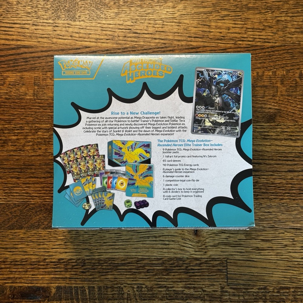 Pokemon TCG Mega Evolution Ascended Heroes Elite Trainer Box (ETB)