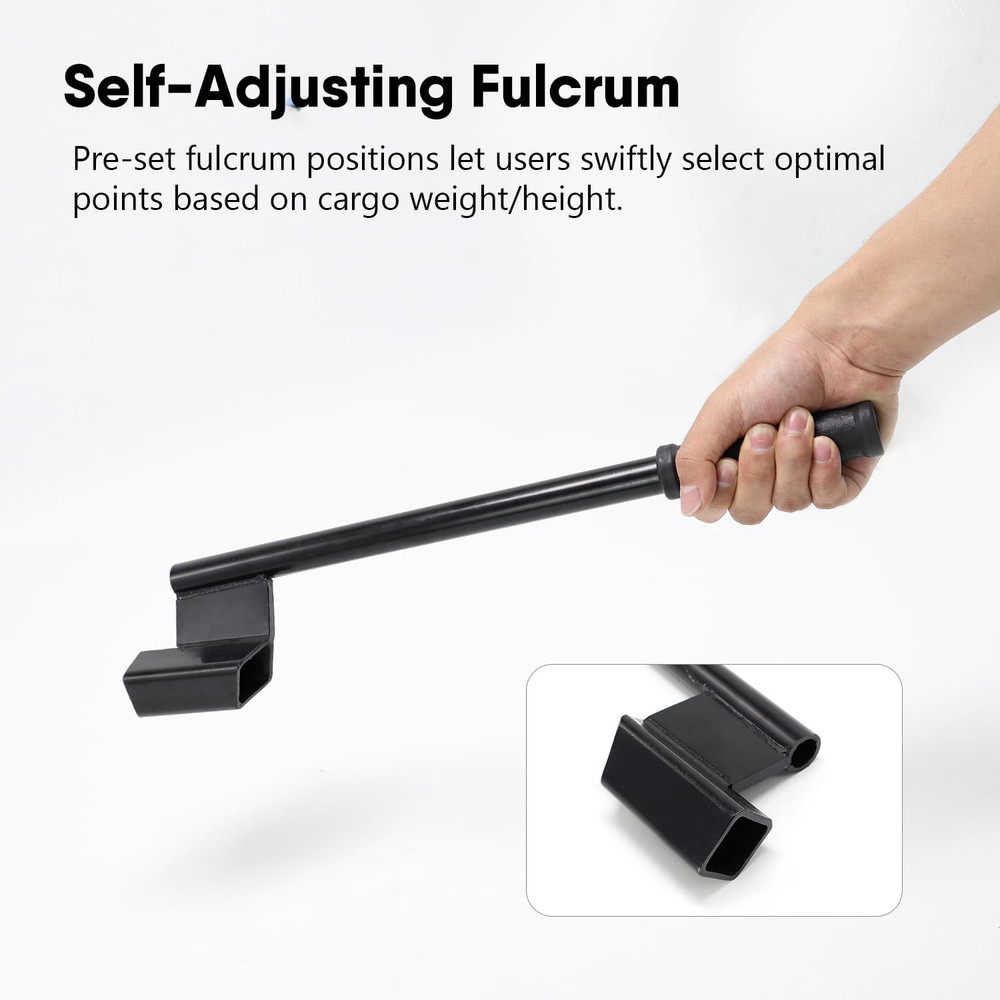 Heavy-Duty Container Door Leverage Tool Enhanced Persuader Bar with Ergonomic De