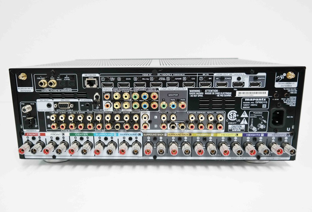 Marantz SR6015 8K 9.2 Channel Receiver - Black