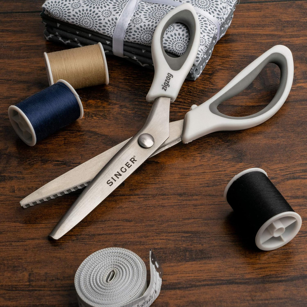 9" Pinking Shears - Zig Zag Scissors for Fabric