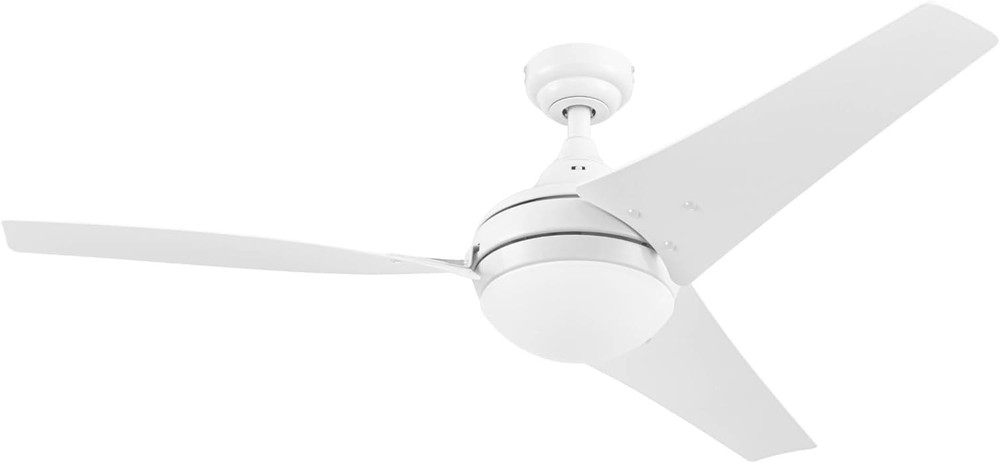 Prominence Home Maxon Modern 52 Inch Ceiling Fan with Light, Medium, White