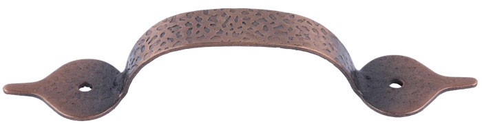(5 Pack) 3-1/4 inch Pull  Antique Hammered Copper