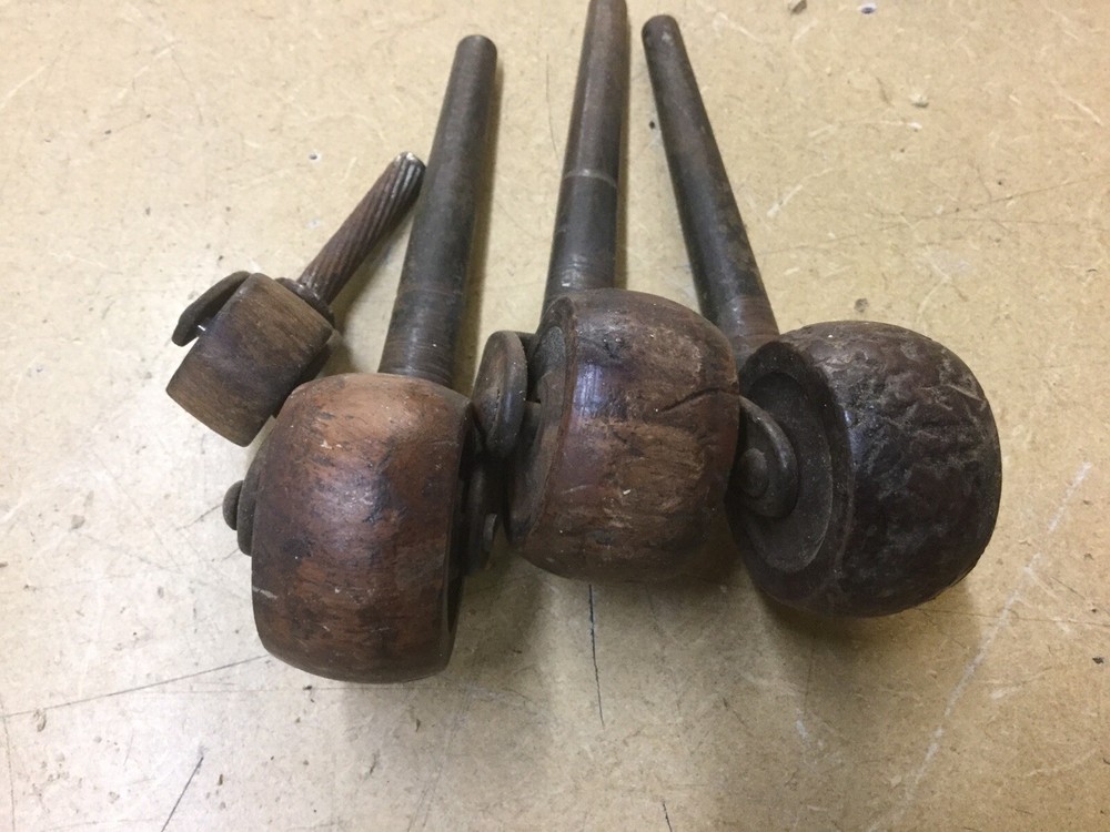 Vintage Wood Caster Wheels