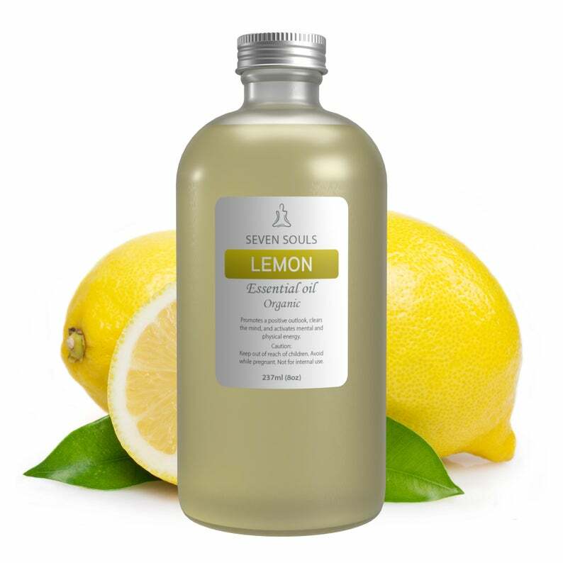 LEMON Organic Essential Oil - BULK 8OZ