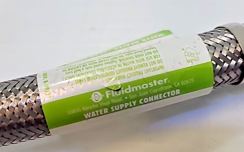 Water Heater Conn 3/4x3/4x12, Single, PartNo B1T06, by Fluidmaster Inc