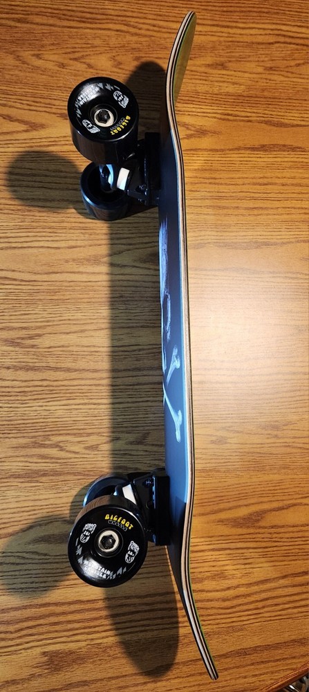 ZERO Skateboards Black Bart "BONES" Simpson 32" Double Kick,+Xtra Wheels n Grip.