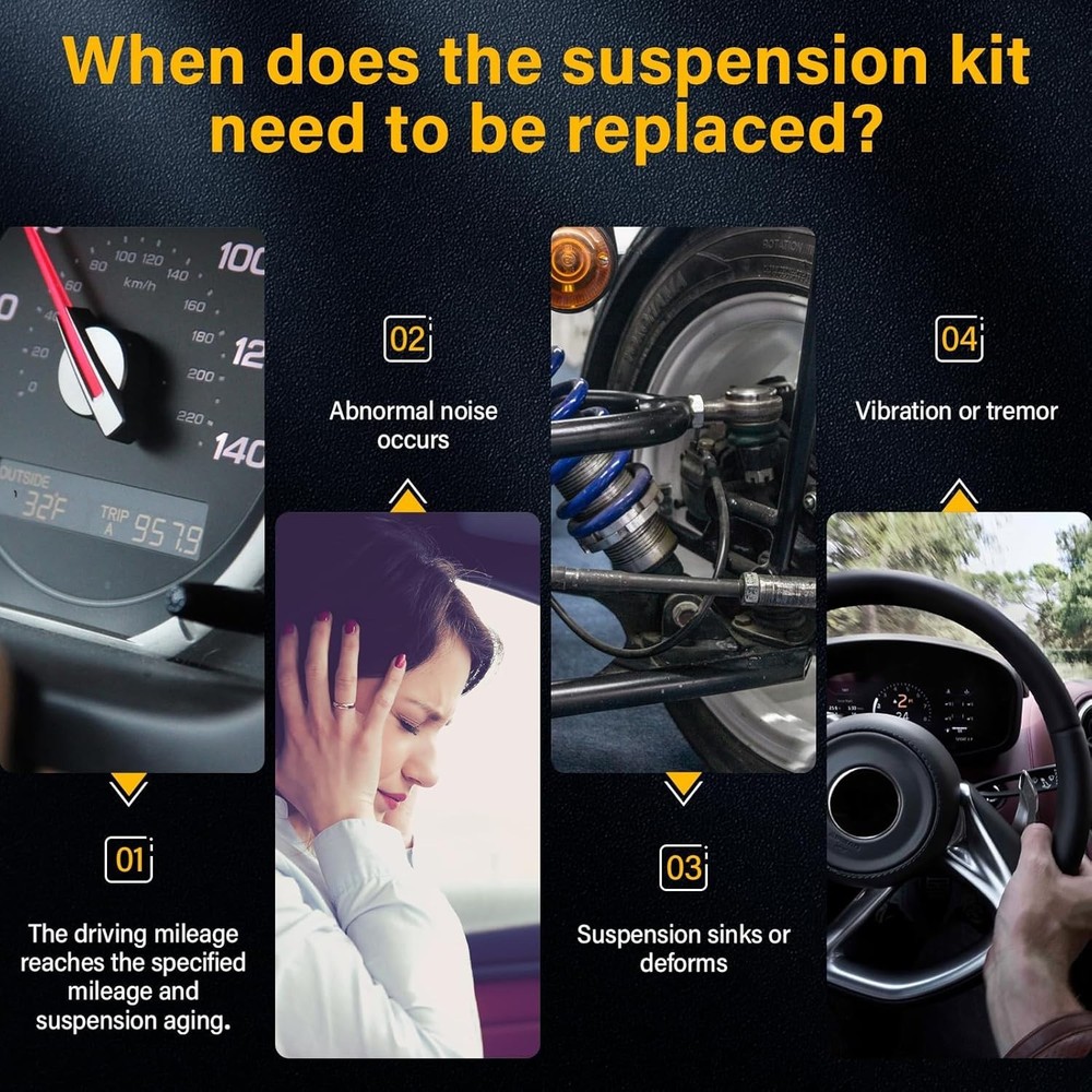 18 Pcs Suspension Kit - Fit 1996-2002 for 4Runner , Include - Front Lower